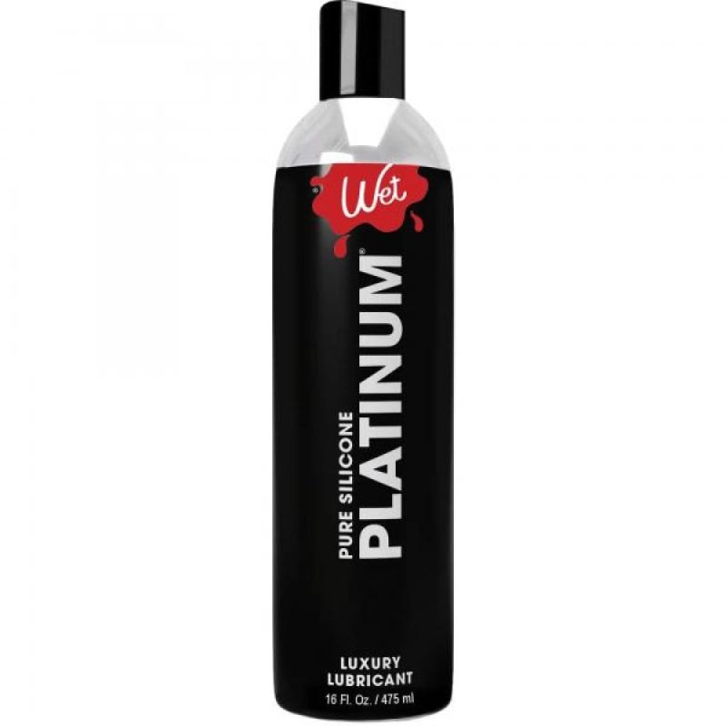 Универсальный лубрикант WET Platinum Luxury на силиконовой основе 475 мл вид 2
