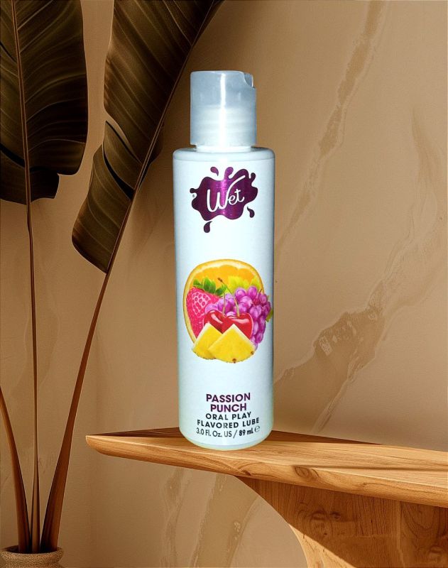 Лубрикант для орального секса Wet Flavored Passion Punch со вкусом фруктов, 89 мл вид 3