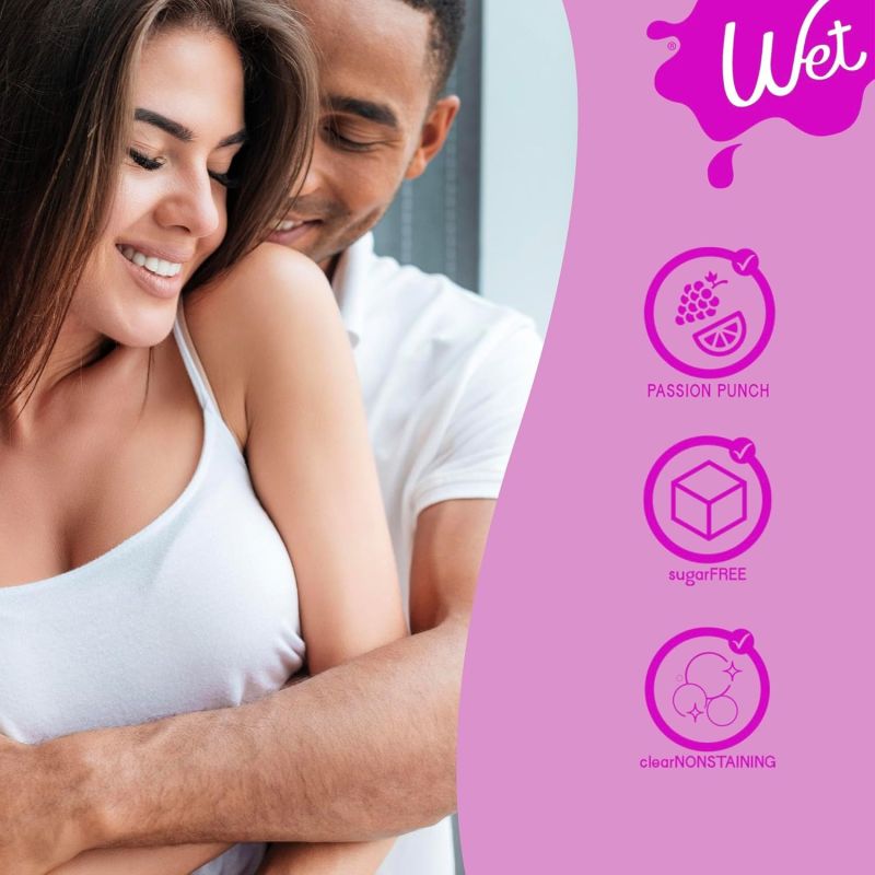 Лубрикант для орального сексу Wet Flavored Passion Punch зі смаком фруктів, 89 мл вид 8