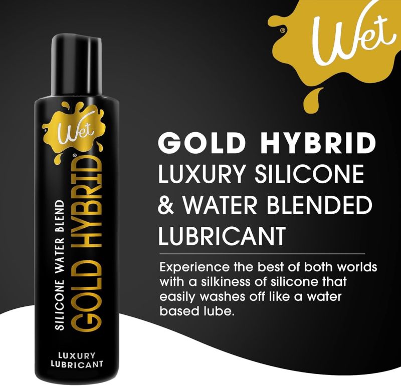 Лубрикант Wet Gold Hybrid водно-силиконовый, 266 мл вид 3