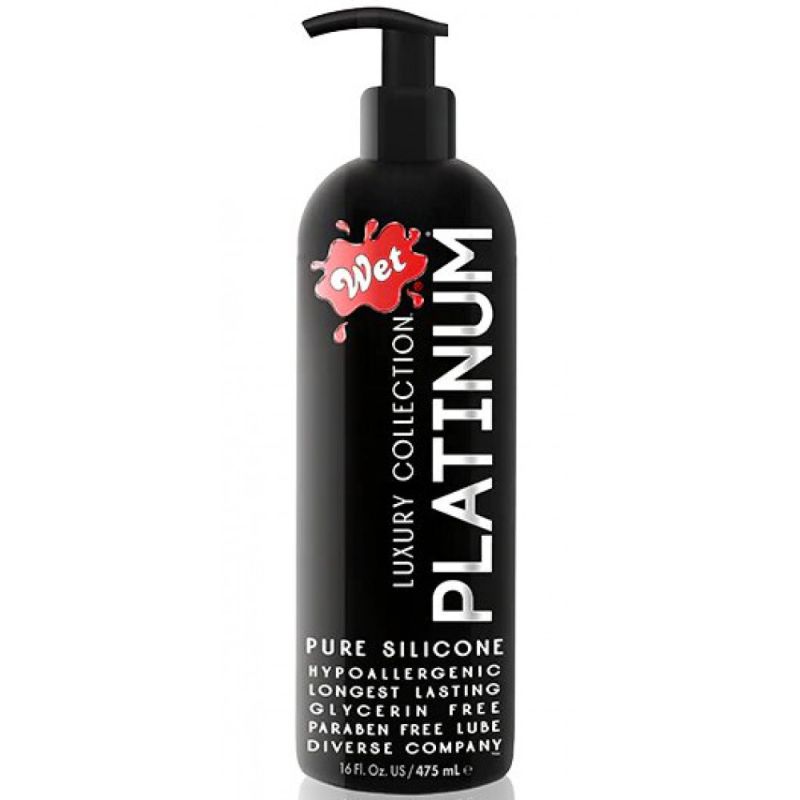 Лубрикант Wet Platinum Premium 475 мл, на силіконовій основі вид 2