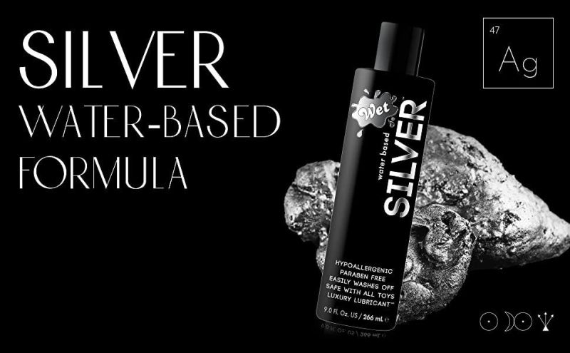 Лубрикант Wet Silver 178 мл, на водной основе, без парабенов вид 4