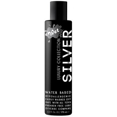 Лубрикант Wet Silver 178 мл, на водной основе, без парабенов