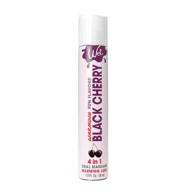 Лубрикант їстівний зі смаком черешні Wet Warming Black Cherry зі зігріваючим ефектом, 30 мл вид 2