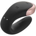 Люксовий смарт вібратор для пар Satisfyer DOUBLE LOVE чорний вид 3