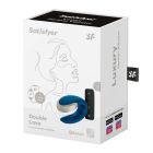 Люксовий Smart вібратор для пар Satisfyer Double Love Luxury, синій вид 7