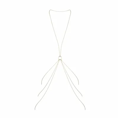 Ланцюжок для тіла Bijoux Indiscrets Magnifique 8 Body Chain - Gold, прикраса для тіла