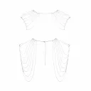 Цепочка на плечи Bijoux Indiscrets серебристый