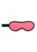 Маска на очі, що світиться у темряві Taboom Blindfold рожево-чорна