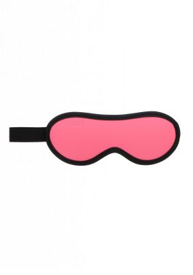 Маска на очі, що світиться у темряві Taboom Blindfold рожево-чорна