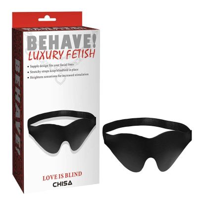 Маска на глаза Chisa Behave! LOVE IS BLIND, чёрная