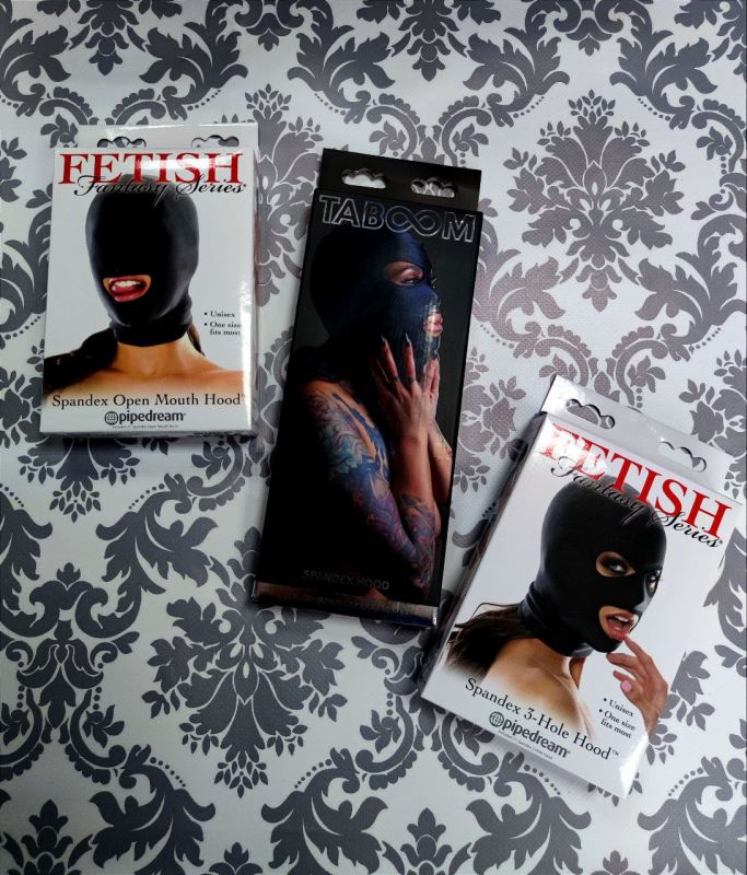 Маска с открытыми глазами и ртом Taboom, черная, One Size вид 6