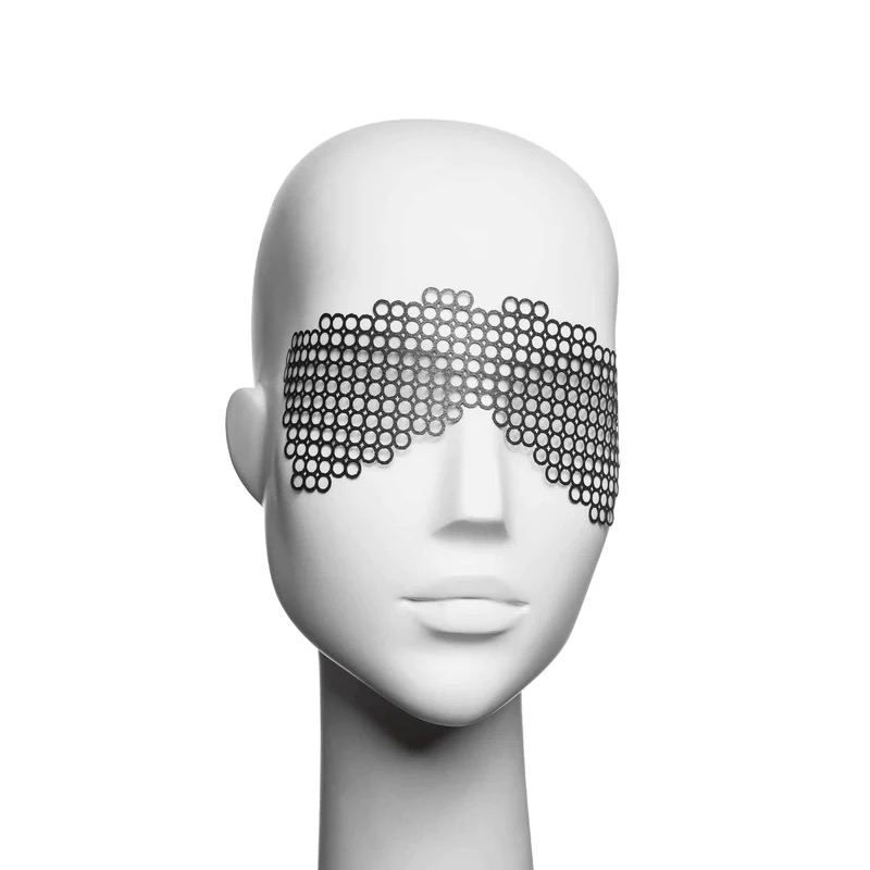 Маска самоклеящаяся виниловая Bijoux Indiscrets черная вид 5