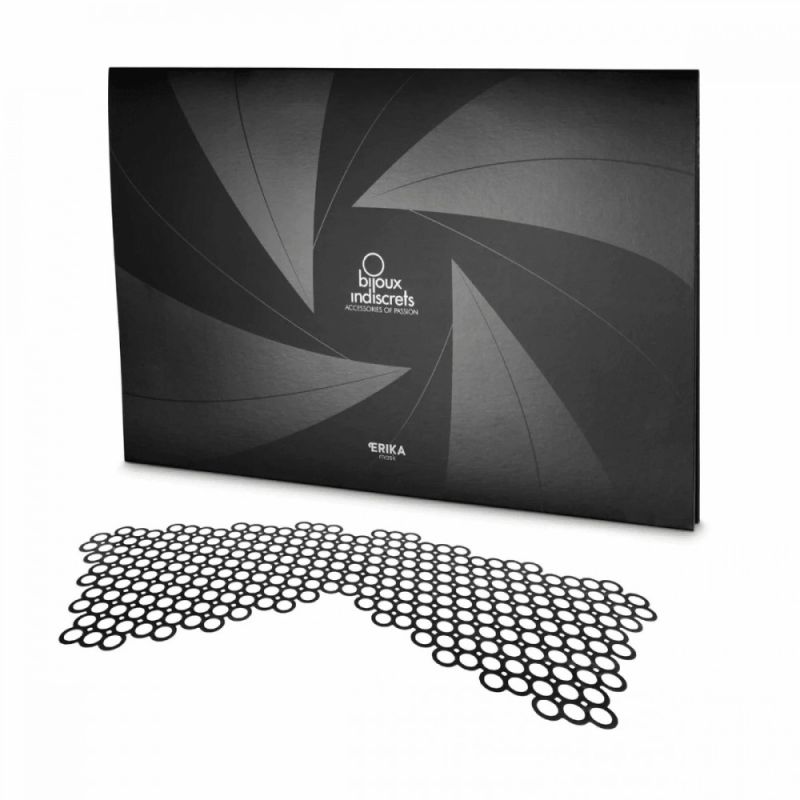 Маска самоклеящаяся виниловая Bijoux Indiscrets черная вид 7