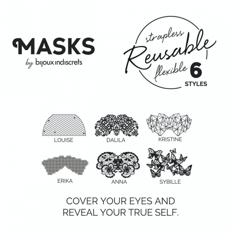 Маска вінілова клейове кріплення,Dalila Mask Bijoux Indiscrets вид 9