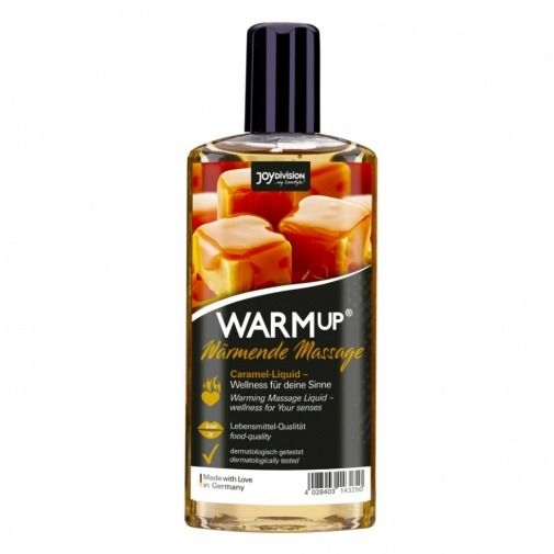 Масло для массажа согревающее и съедобное WARMup Caramel 150ml вид 3