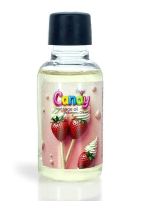 Олія масажна Candy з ароматом Полуниці зі вершками, 50 мл