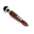 Массажер-микрофон Doxy Die Cast 3R Wand Vibrator Tiger, тигровый вид 3