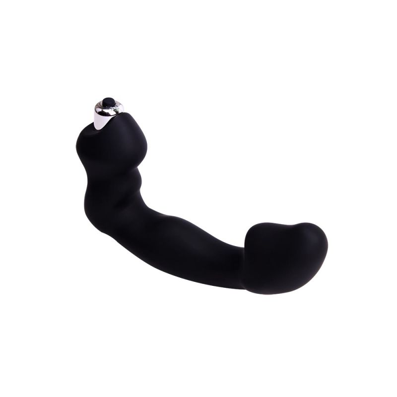 Масажер простати рельєфний Chisa Black Mont Avatar Dildo з вібрацією, чорний вид 7