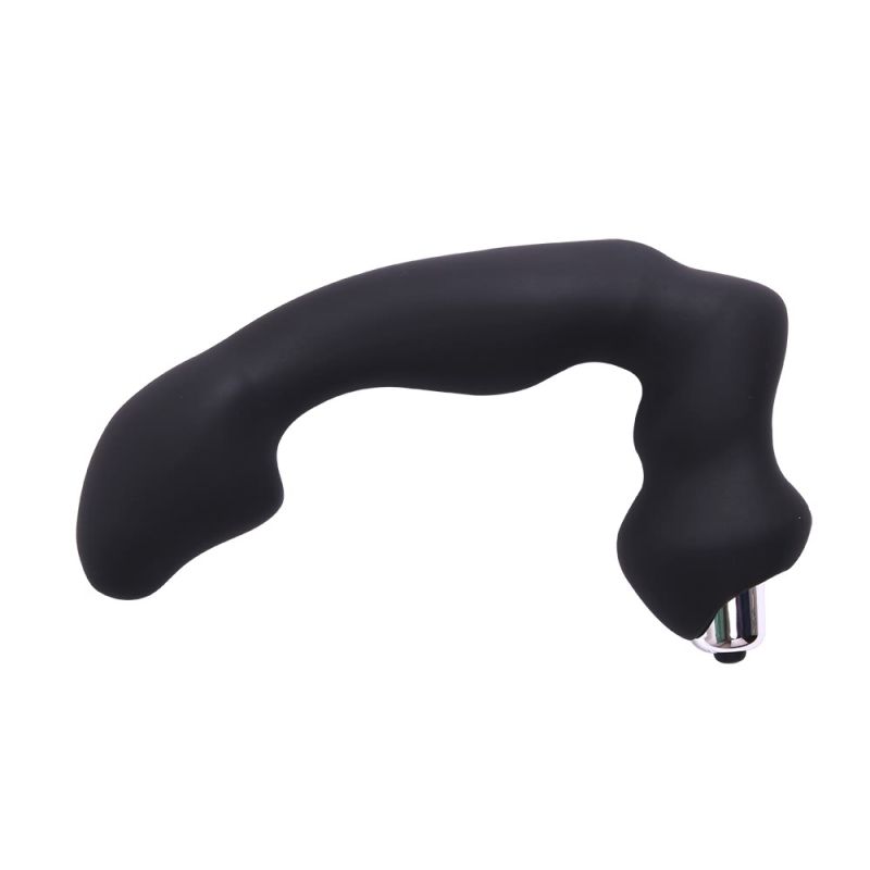 Масажер простати рельєфний Chisa Black Mont Avatar Dildo з вібрацією, чорний вид 4