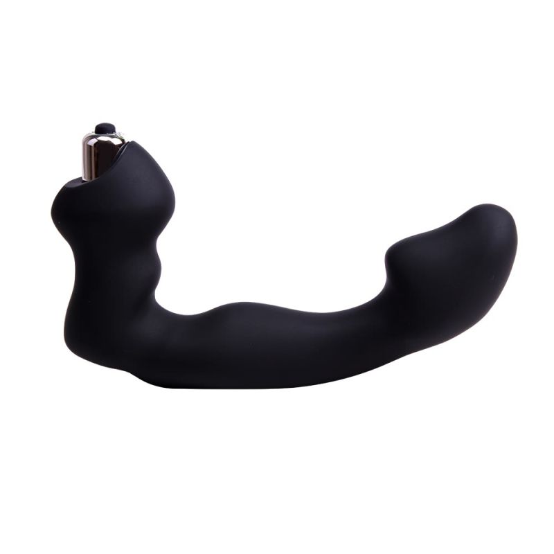 Масажер простати рельєфний Chisa Black Mont Avatar Dildo з вібрацією, чорний вид 6