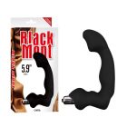 Масажер простати рельєфний Chisa Black Mont Avatar Dildo з вібрацією, чорний вид 2