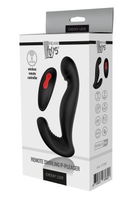 Масажер простати Dream Тoys Cheeky Love з обертанням головки, чорний