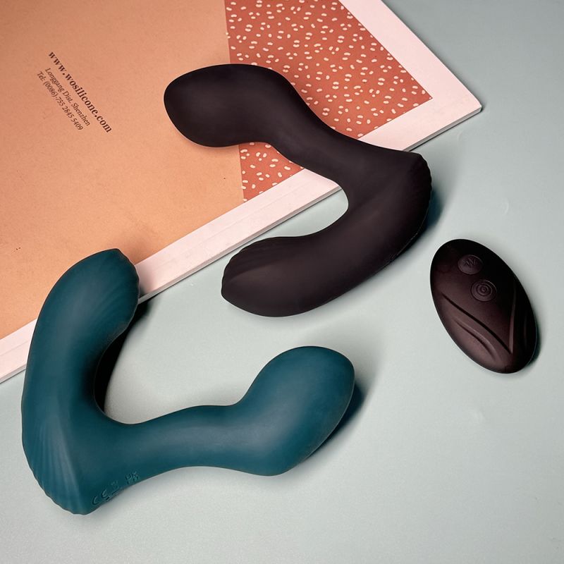 Масажер простати з вібрацією та пультом Sweet Em, силіконовий, чорний, 10 х 3.5 см вид 6