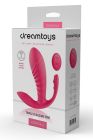 Масажер-вібратор рельєфний Dream Toys Essentials з потрійною стимуляцією, червоний вид 6