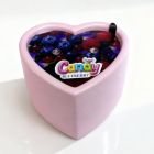 Масажна свічка з ароматом чорниці Candy Blueberry у формі серця, 70 мл вид 15