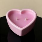 Массажная свеча с ароматом жвачки Candy Bubble Gum в форме сердца, 70 мл вид 27