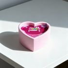 Массажная свеча с ароматом жвачки Candy Bubble Gum в форме сердца, 70 мл вид 29