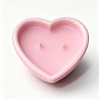 Массажная свеча с ароматом жвачки Candy Bubble Gum в форме сердца, 70 мл вид 5