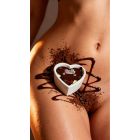 Массажная свеча с ароматом шоколада Candy Chocolate в форме сердца, 70 мл вид 4