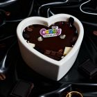 Массажная свеча с ароматом шоколада Candy Chocolate в форме сердца, 70 мл вид 6