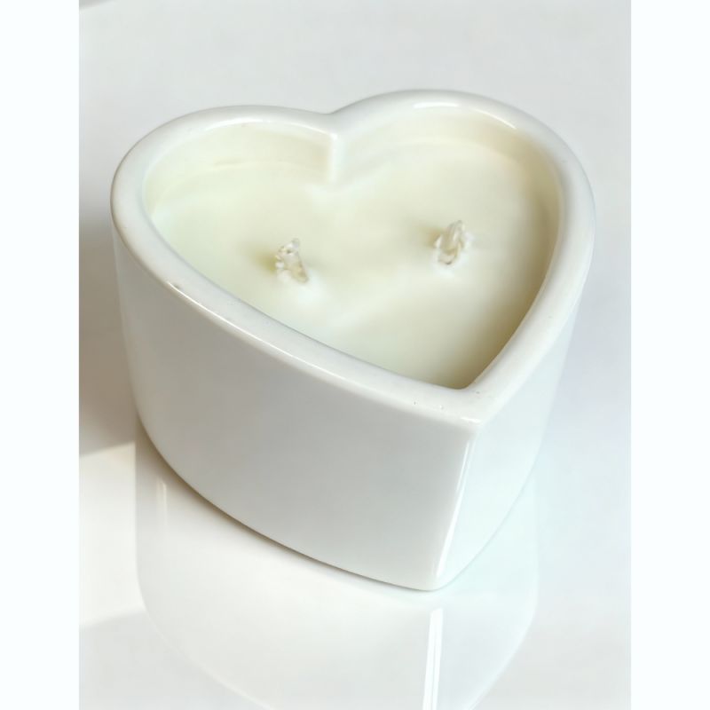 Массажная свеча с ароматом орехового крема Candy Nut Cream в форме сердца, 70 мл вид 16