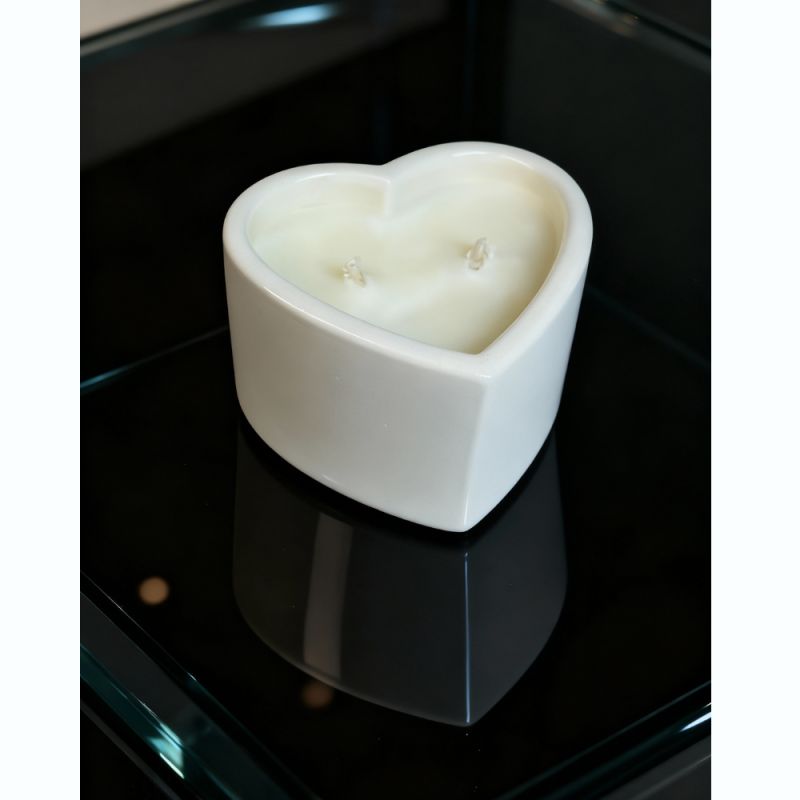 Массажная свеча с ароматом орехового крема Candy Nut Cream в форме сердца, 70 мл вид 15