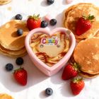 Масажна свічка з ароматом панкейка Candy Pancake у формі серця, 70 мл вид 4