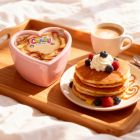 Масажна свічка з ароматом панкейка Candy Pancake у формі серця, 70 мл вид 5
