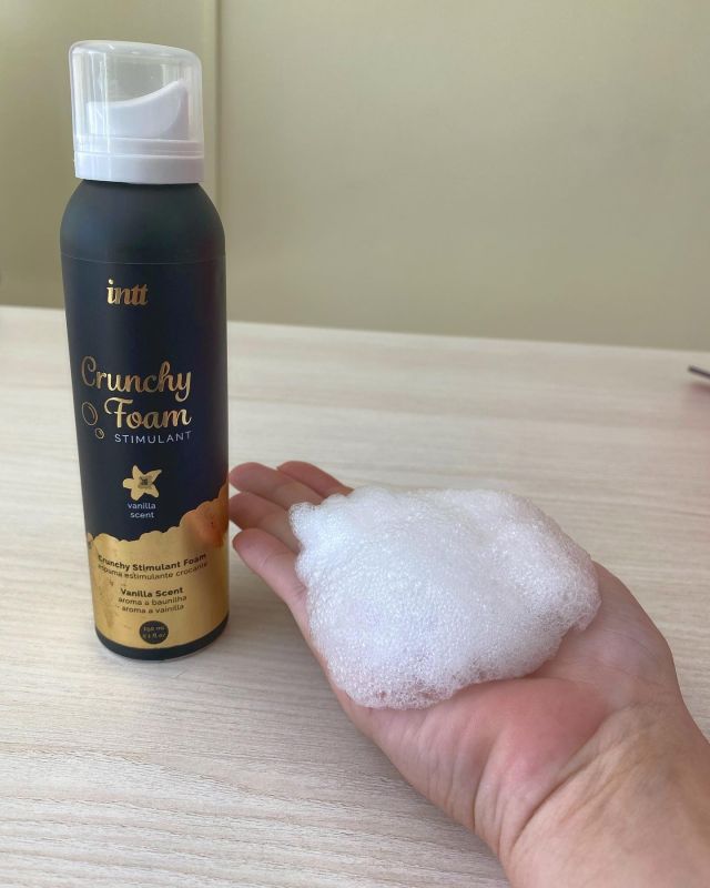 Масажна «хрустка» піна Intt Crunchy Foam Vanilla з ванільним ароматом, 150 мл вид 7