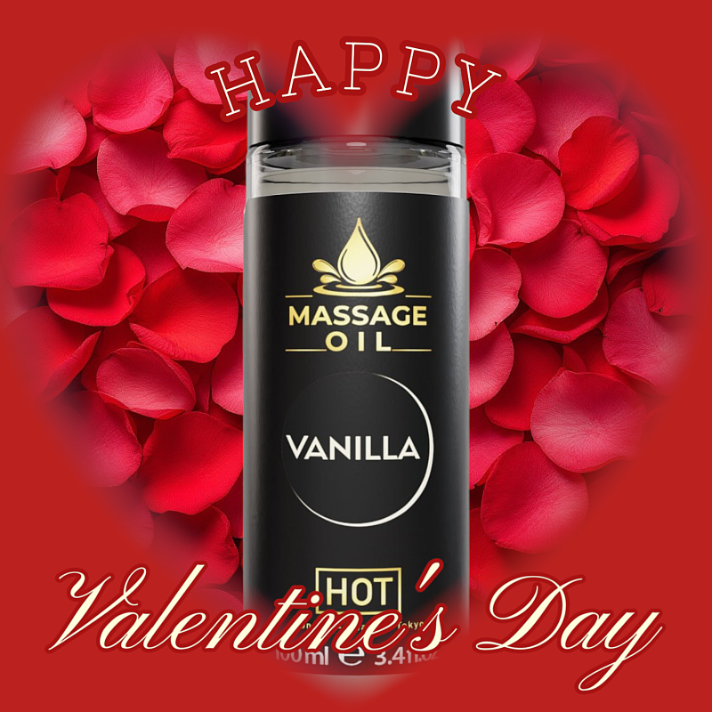 Массажное масло HOT Massage Oil Vanilla с ароматом ванили, 100 мл вид 4