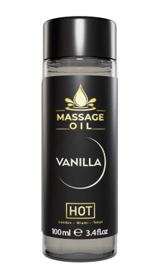 Масажна олія HOT Massage Oil Vanilla з ароматом ванілі, 100 мл