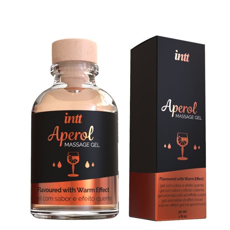 Съедобный массажный гель для интимных зон Intt со вкусом коктейля "Апероль" 30 мл вид 2