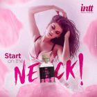 Їстівний масажний гель для інтимних зон Intt Cotton Candy зі смаком солодка вата, 30 мл вид 7