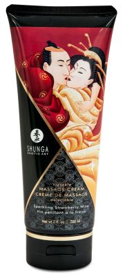 Массажный крем Shunga Strawberry Wine 200 мл