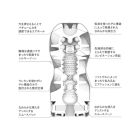 Мастубатор хай-тек рельєфний Tenga Air Flow Gentle, білий вид 3