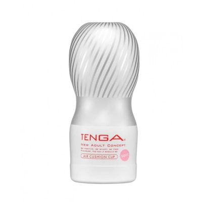 Мастубатор хай-тек рельєфний Tenga Air Flow Gentle, білий