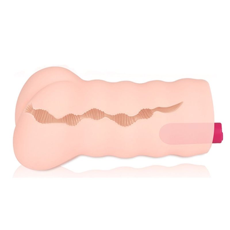 Мастурбатор-анус с вибрацией Kokos Tong-ggo телесный 18 см вид 7