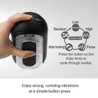 Мастурбатор з вібрацією Tenga - Flip Zero 0 Electronic Vibration Black вид 9