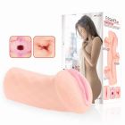 Мастурбатор двухслойный Kokos Elegance 007 реалистичный из киберкожи, бежевый вид 2